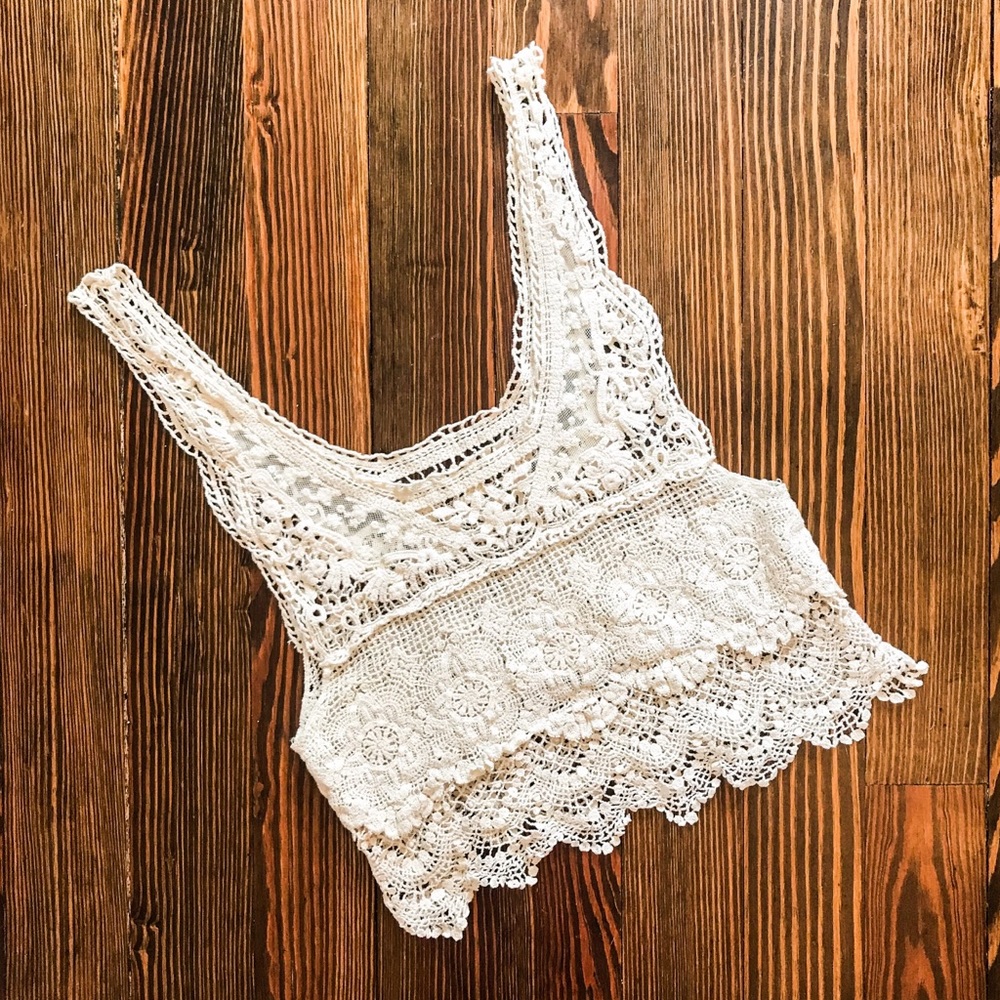Crochet crop top